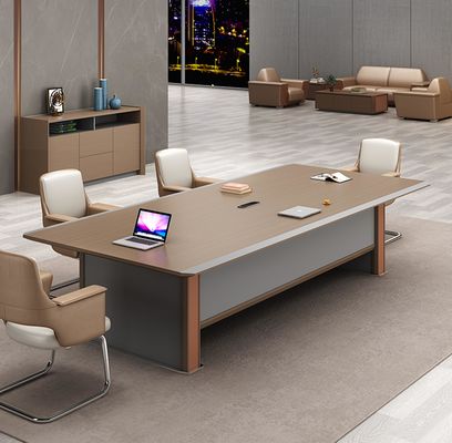 Moderne Holz-Luxus-Konferenztisch Rechteck-Panel-Tisch Büromöbel-Tisch für den Boardroom Tagungsraum Konferenztisch