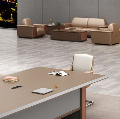 Moderne Holz-Luxus-Konferenztisch Rechteck-Panel-Tisch Büromöbel-Tisch für den Boardroom Tagungsraum Konferenztisch