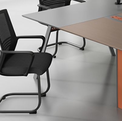 Modernes einfaches Rechteck Langes Holz Metall Schreibtisch Tagungstisch Verhandlung Großes Büro-Raum Boardroom Konferenztisch