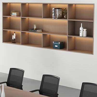 Modernes einfaches Rechteck Langes Holz Metall Schreibtisch Tagungstisch Verhandlung Großes Büro-Raum Boardroom Konferenztisch