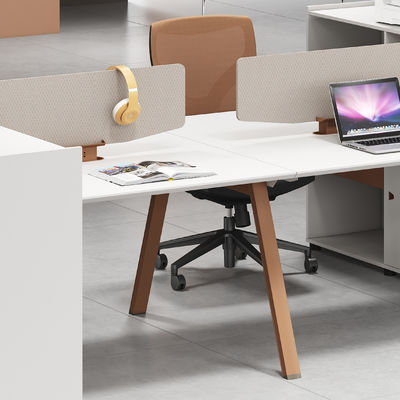 Moderne Büromöbel 2 4 6 Personen Bürobedeckungen Tisch Schlafzimmer Arbeitsplatz Schreibtisch mit großem Schrank