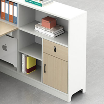 Moderne einfache Persönlichkeitsbildschirm Schreibtisch und Stuhl Kombination 2 Personen Holz Modular-Kübchen Büro Arbeitsplatz Schreibtisch
