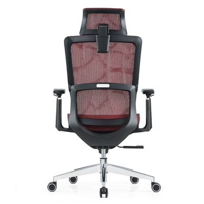 Rote Full Mesh Möbel Lendenunterstützung Massage Modern Großhandel Armlehne Komfort Stoff Ergonomischer Bürostuhl