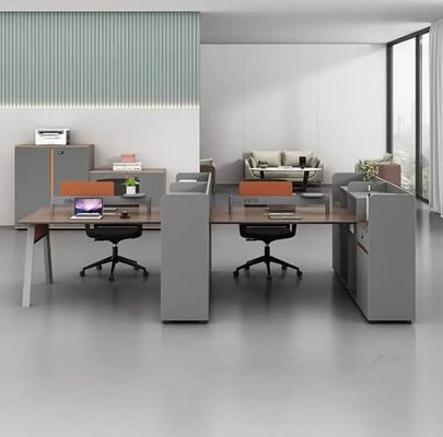 Modernes Büromöbel Mehrfachpersonal Schreibtisch Arbeitsplatz Schranken Schreibtisch Arbeitsplatz