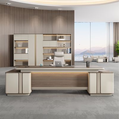 Büromöbel L-Form Mdf Chef Manager Geschäftsführer Schreibtisch Schreibtisch Computer-Studientisch