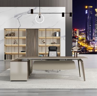 Moderner Chef Tisch L-Form Manager Schreibtisch Büro Möbel Luxus Executive Büro Schreibtisch