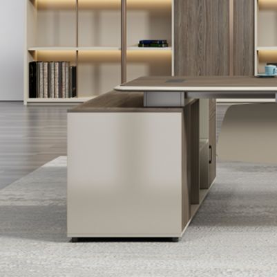 Moderner Chef Tisch L-Form Manager Schreibtisch Büro Möbel Luxus Executive Büro Schreibtisch