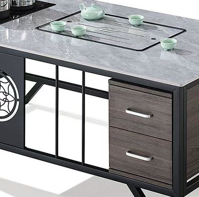 Moderner minimalistischer Teetisch Langlebiger Multifunktionskaffeetisch für Büro