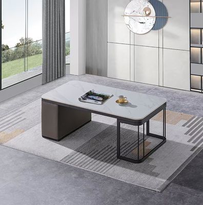 Y03# Moderne Büromöbel Marmor Kaffeetisch Büro Rezeption Teetisch