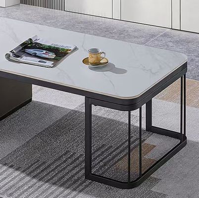 Y03# Moderne Büromöbel Marmor Kaffeetisch Büro Rezeption Teetisch
