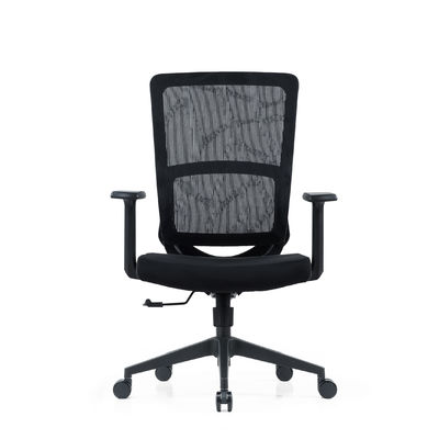 Hochwertiger, komfortabler, verstellbarer, drehbarer Computerstuhl mit mittlerem Rücken, ergonomischer, geschlossener Bürostuhl