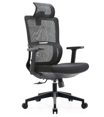 Schwarz Full Mesh Mesh Möbel Lendenunterstützung Massage Modern Großhandel Armlehne Komfort Stoff Ergonomischer Bürostuhl