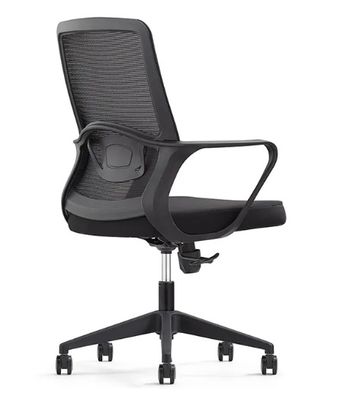 Hochrückenverstellbarer Rechner-Stabssessel Schwenknetz Ergonomischer Manager Bürostühle mit Rädern