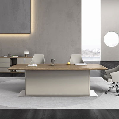 Moderne Verhandlungen Boardroom Konferenzbüro Tisch Empfangsraum Verhandlung Holz Tagungstisch