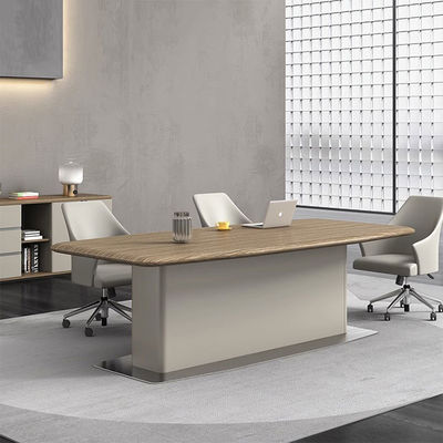 Moderne Verhandlungen Boardroom Konferenzbüro Tisch Empfangsraum Verhandlung Holz Tagungstisch