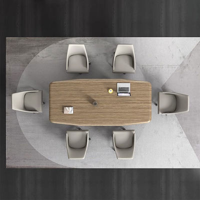 Moderne Verhandlungen Boardroom Konferenzbüro Tisch Empfangsraum Verhandlung Holz Tagungstisch