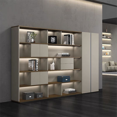 Moderne Holzpartikelplatten-Bürospeicher Schrank mit großen Schubladen