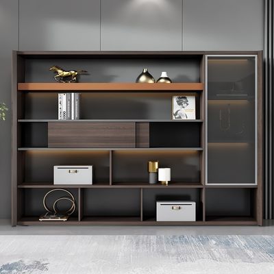 Modernes Möbel-Dateifach mit Schubladen Holz-Dateifachschränke Lagerschrank Bürogeräte