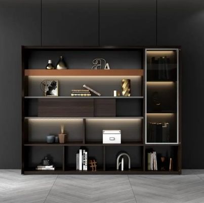 Modernes Möbel-Dateifach mit Schubladen Holz-Dateifachschränke Lagerschrank Bürogeräte