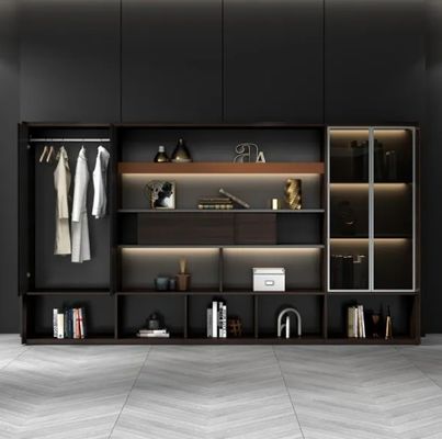 Modernes Möbel-Dateifach mit Schubladen Holz-Dateifachschränke Lagerschrank Bürogeräte