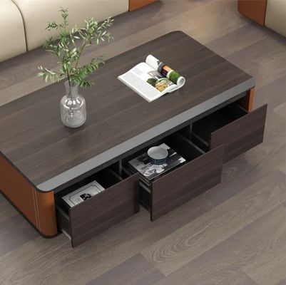 Büromöbel Holz-Quadrat-Aufbewahrung Schrank mit Tür kleiner Schautafel Ecktisch für Couchtische