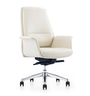 Moderner, komfortabler, hoher Bürostuhl, Schwenk-Manager, Führungskräfte-Leder-Bürostuhl Möbel