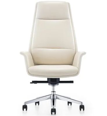 Moderner, komfortabler, hoher Bürostuhl, Schwenk-Manager, Führungskräfte-Leder-Bürostuhl Möbel