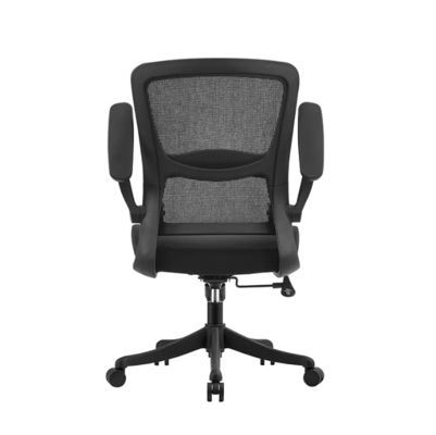 Ergonomische Bürostühle mit verstellbaren Armlehnen Taillenunterstützung Impeller Rollnetz Computer Verwaltungsrotationsstuhl