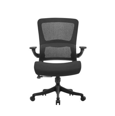 Ergonomische Bürostühle mit verstellbaren Armlehnen Taillenunterstützung Impeller Rollnetz Computer Verwaltungsrotationsstuhl
