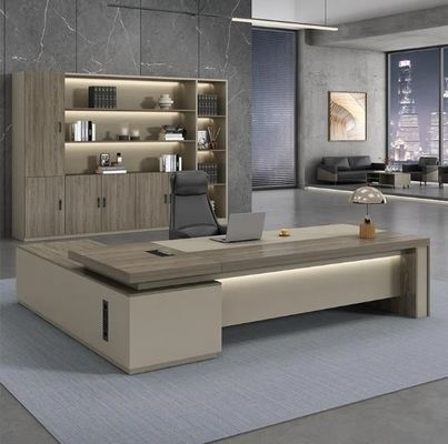 Chef Büro Schreibtisch mit Lampe Einzelmanager Schreibtisch Leiter Atmosphäre Klassenzimmer Großhandel