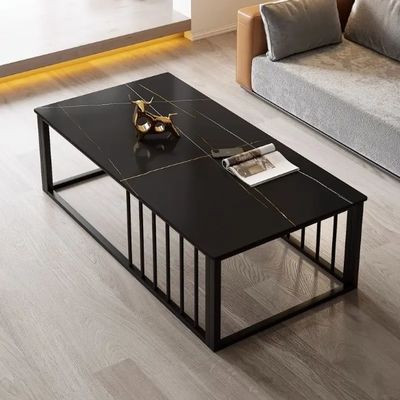 Neue Produkte Neueste Modelle Steinplatte Teetafel Büro Sofa Kaffeetafel Kombination Empfangsraum Einfacher moderner Teetafel
