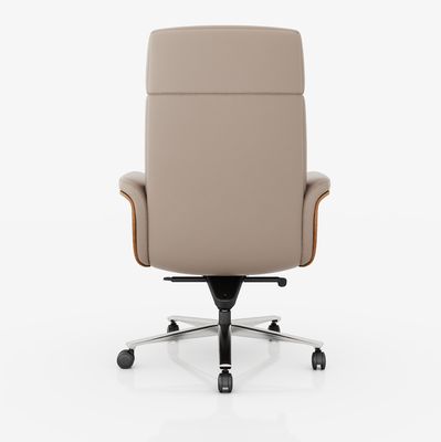 High Back Executive Office Chair Echtlederverstellbare Kopfstütze Warmverkauf Markt Metall Drehstuhl