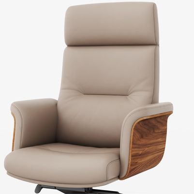 High Back Executive Office Chair Echtlederverstellbare Kopfstütze Warmverkauf Markt Metall Drehstuhl