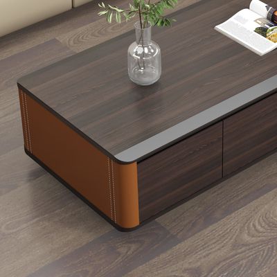 Büromöbel Holz-Quadrat-Aufbewahrung Schrank mit Tür kleiner Schautafel Ecktisch für Couchtische