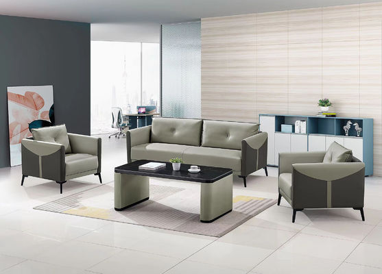 Moderne nordische 2 Sitzer Leder Bürosofa Modular-Schule im europäischen Stil Werkstätten Heimbüros Geschäftsrezeption