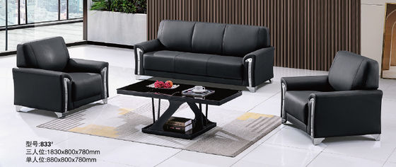 Hochwertiges einfaches Design Drei-Rezeption Sitz Modernes Möbeln Zeitgenössisches CEO Leder Luxus modernes Executive Office Sofa