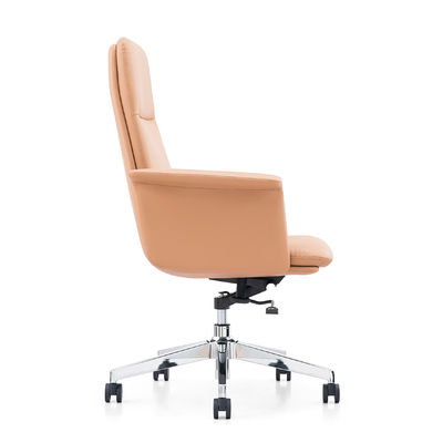 Führungskräfte-Lederstuhl Rinderleder Bürostuhl Chef Büro Tisch Design Büromöbel