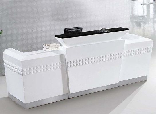 Neues Design Populär Luxus Minimalist Marmor Empfangsschreibtisch für Büro Front Schreibtische