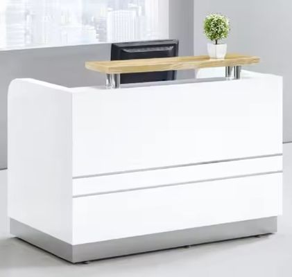 Moderner Einzelhandel Holz Boutique Rezeption Schreibtische Büro Registrierung Kassen Schalter Möbel