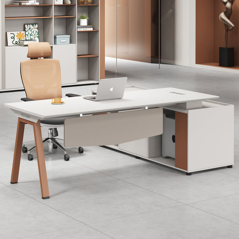 Moderne Büromöbel für den Geschäftsbereich Computerarbeitstisch Geschäftsführer Büro Schreibtisch Manager Chef Schreibtisch