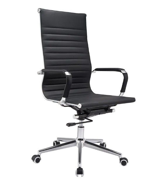 High Back Executive Boss Pu Leder Bürostuhl Büromöbel Schwenkstuhl Verstellbarer Lederstuhl