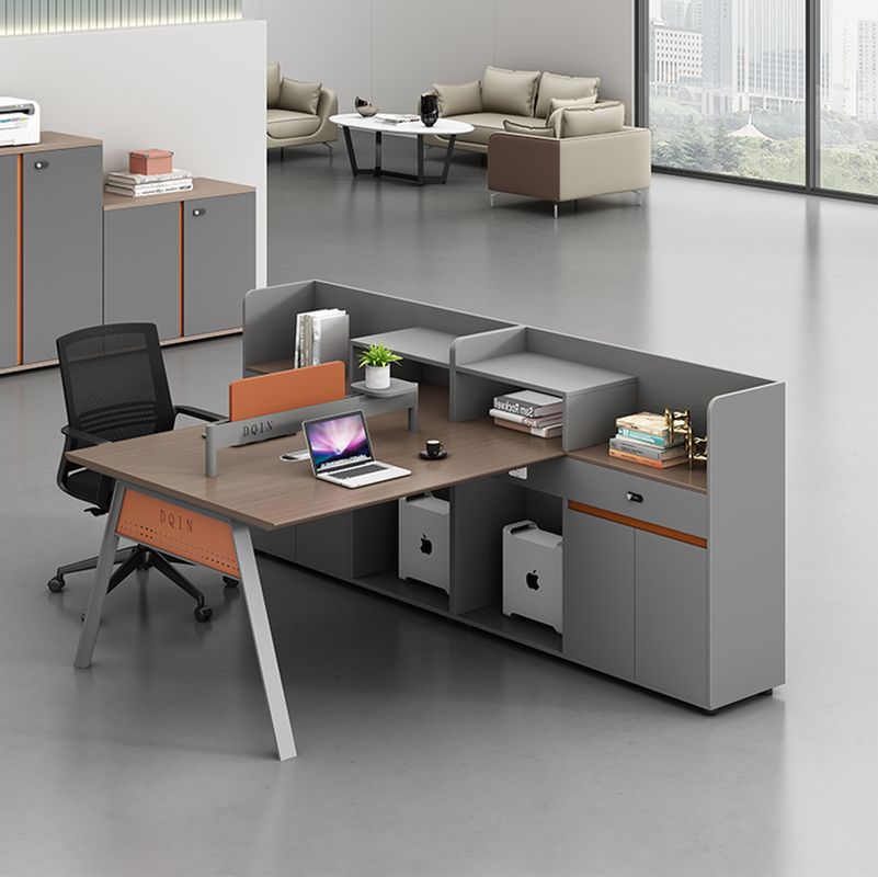 Modernes Büromöbel Mehrfachpersonal Schreibtisch Arbeitsplatz Schranken Schreibtisch Arbeitsplatz