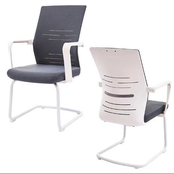 Mesh Lendenstütze Ergonomische Gast Besucher Wartezimmer Stuhl Konferenz Büro Tagungsstuhl