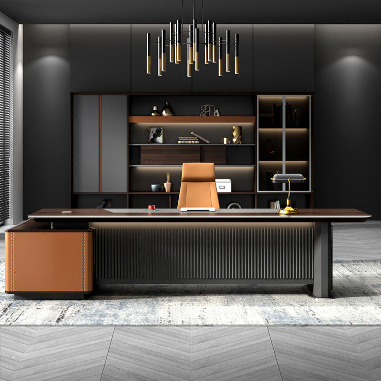 Fabrik Custom Modern Design L-Form Direktor Manager CEO Chef Schreibtisch Executive Büro Schreibtisch Möbel Set