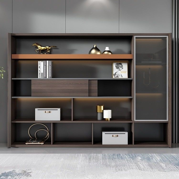 Modernes Möbel-Dateifach mit Schubladen Holz-Dateifachschränke Lagerschrank Bürogeräte