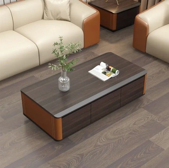 Büromöbel Holz-Quadrat-Aufbewahrung Schrank mit Tür kleiner Schautafel Ecktisch für Couchtische