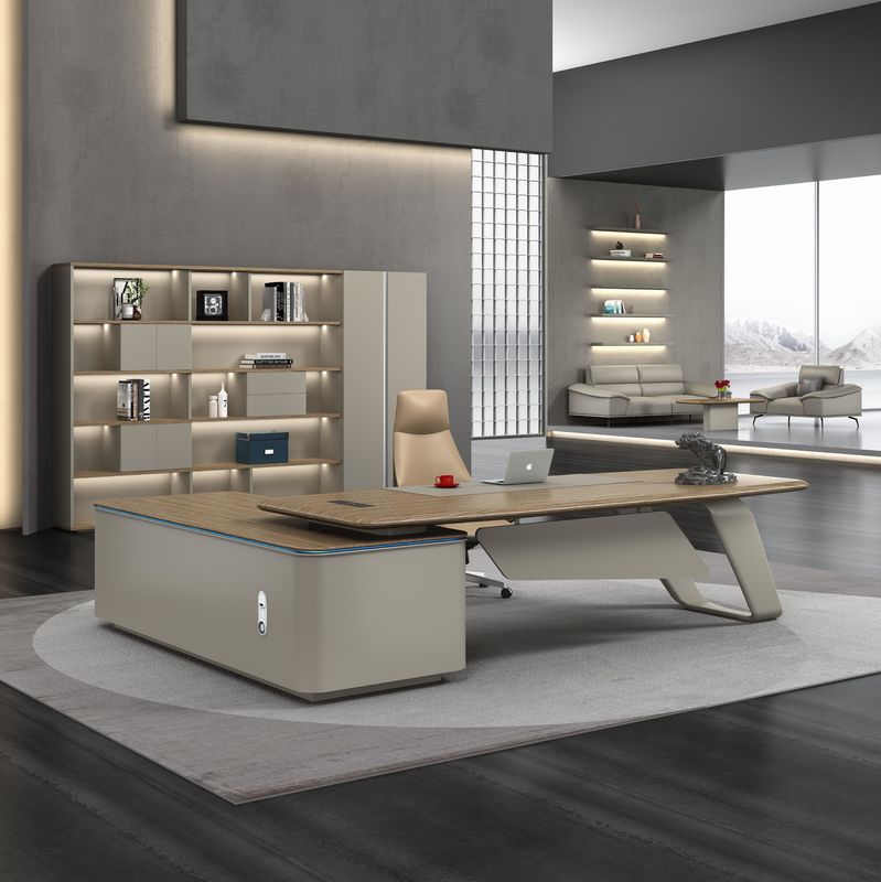 Großhandel Geschäftsführer Schreibtisch Büro Tisch Executive Holz Modern Luxus Design Büro Möbel Zeitgenössisch