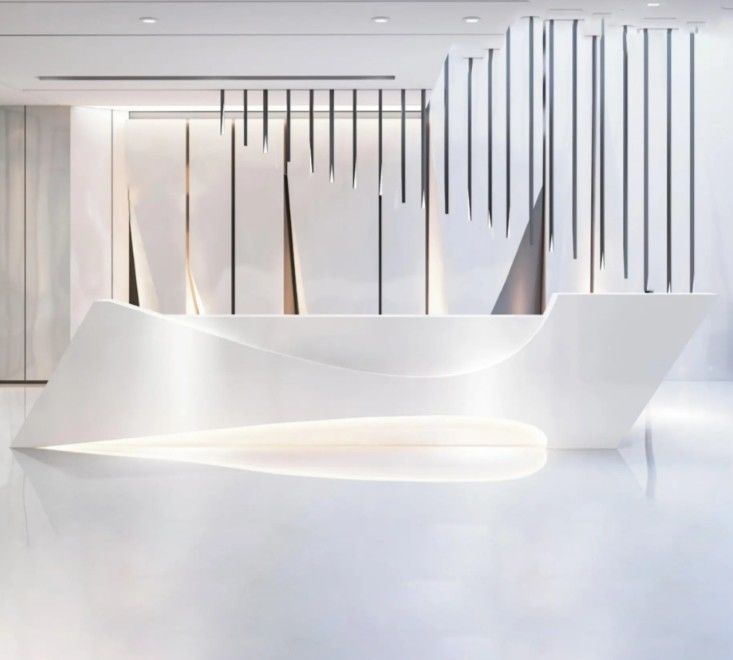 Moderne Rezeption, Schönheitssalon, Rezeption, Rezeption, Spa-Schalter für Unternehmen
